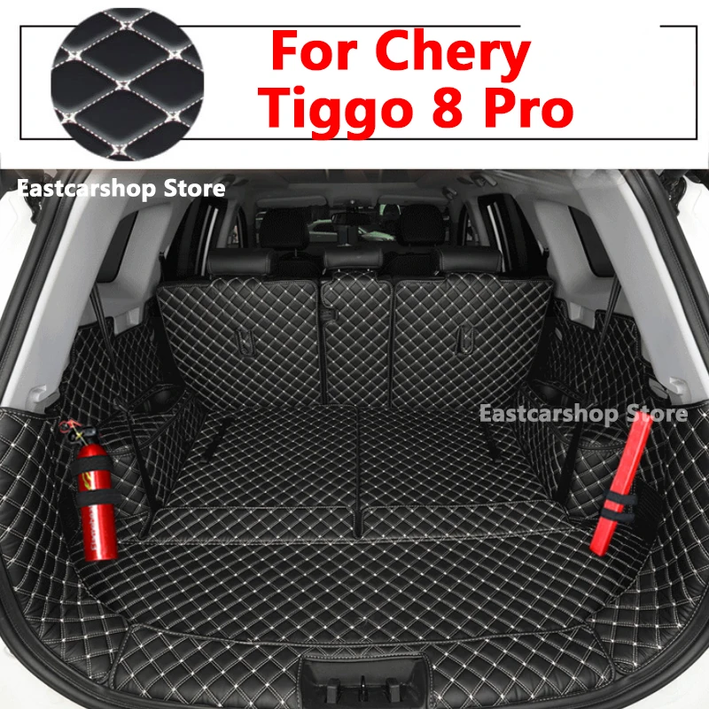 

Для Chery Tiggo 8 Pro 2021 2022 автомобильный подкладка для груза защитная рамка для ботинок противоударный коврик для интерьера 7 местный аксессуары