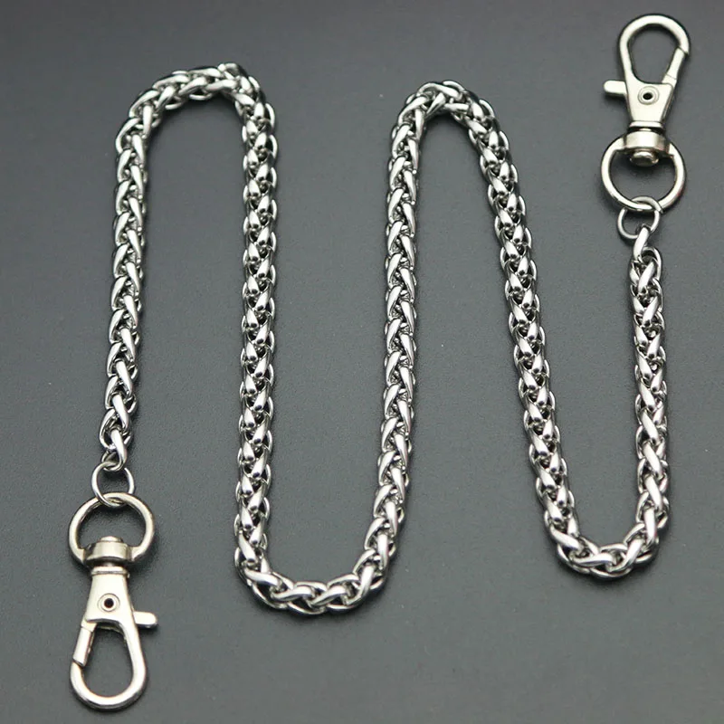 Fashion Necklace Stainless Steel Long Metal Wallet Chain Leash