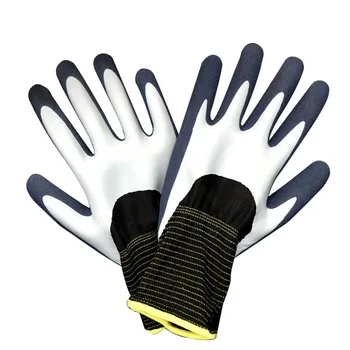 

1pair Outdoor Working Non Slip Reusable Labor Protection Home Stab Resistant Safety Planting Pruning Double Layer Garden Gloves