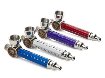 

Human Skeleton Head Bring Lamp Small Pipe Spiral Removable Assemble Metal Pipe