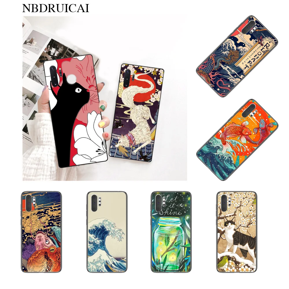 NBDRUICAI рельефный Мягкий силиконовый чехол для телефона из ТПУ Samsung Note 3 4 5 7 8 9 10 pro J7 J8