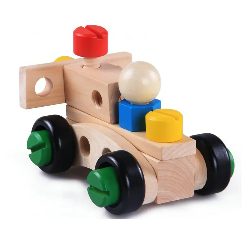 30 шт. детский Деревянный конструктор разборка|wood model|models & building toychild models |