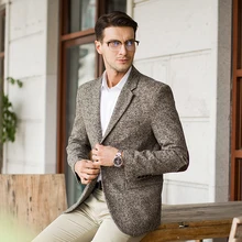 High Quality Men Blazers Suit Jackets Autumn Men's Smart Casual Suit Lapel Slim Fit Stylish Suits Blazer