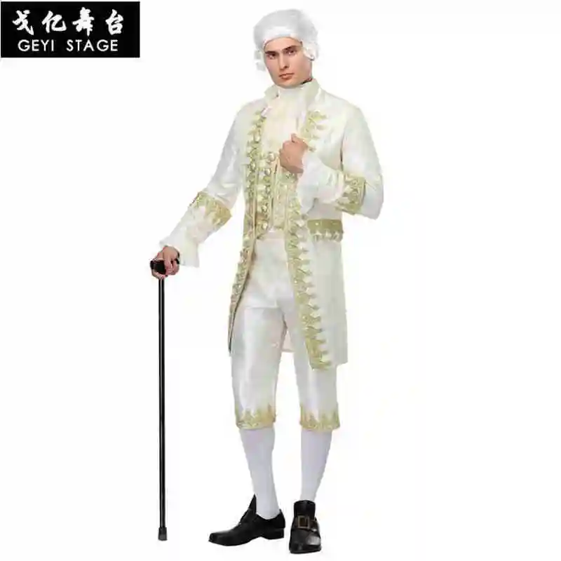 Disfraz renacentista de Halloween para hombre adulto, ropa de Cosplay