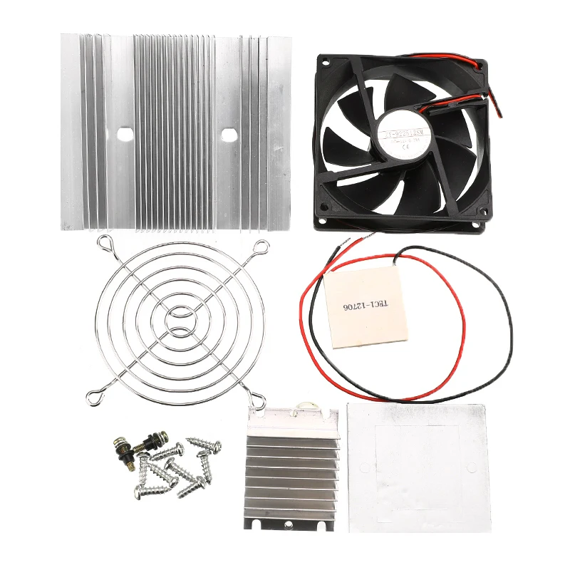 1PC Thermoelectric Refrigeration Cooler DC 12V Semiconductor Air Conditioner Cooling System DIY Kit 40x40x2.6mm