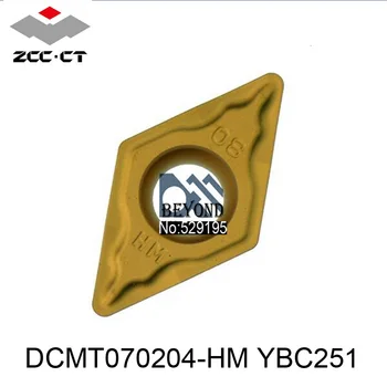 

Original ZCC DCMT070204-HM YBC251 DCMT 070204 Carbide Inserts Machine for SDJCR SDQCR SDNCN Lathe Tools Turning Carbide Inserts