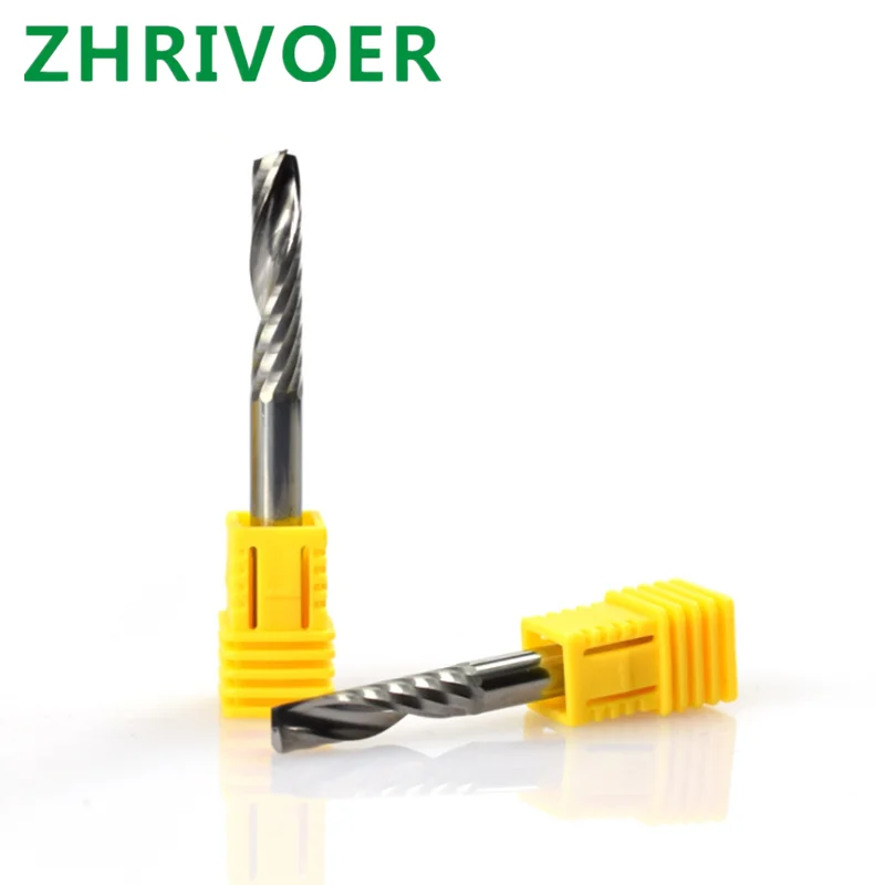 1pcs 6mm end milling cutter single edge spiral milling cutter metric high speed steel end milling cutter