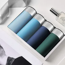 4 Pcs Men Underwear Boxer Ice Silk Man Underwear Breathable Solid Boxershorts Men Boxers Underpants Boxer Homme Boxers Pack