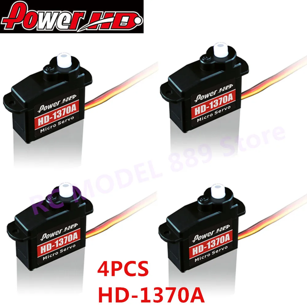 4 шт./лот Мощность HD HD-1370A Micro Mini Servo 3 7G сервопривод для RC Drone F3P EP200 + | Игрушки и хобби