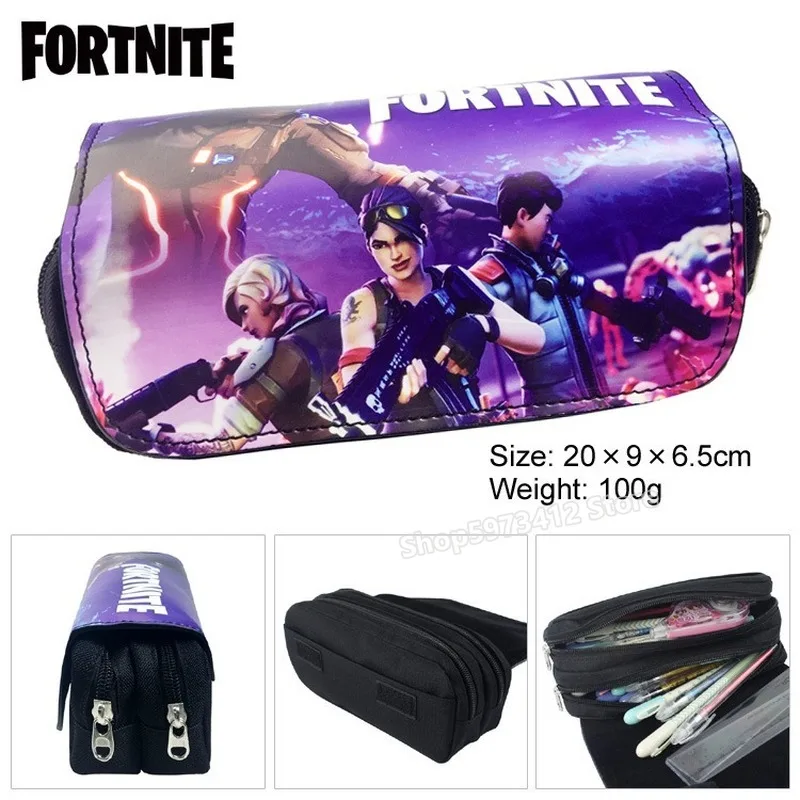 Fortnites пенал чехол для Fortress Night Pen игры с героями мультфильмов напечатанный рисунок