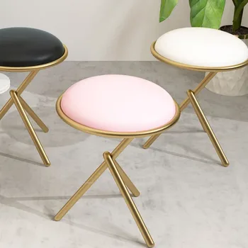 

Nordic Bar Stool Wrought Iron Creative Simple Bar Chair Cafe Gold Bar Stool Front Bar Stools Modern Tabouret De Bar