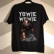 Bray Wyatt Yowie Wowie унисекс черная рубашка Новинка унисекс Забавные топы Футболка