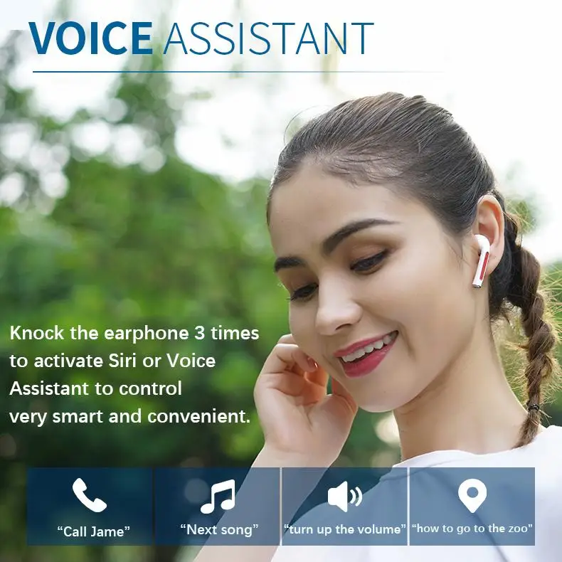 MeterMall беспроводные Bluetooth наушники HIFI TWS Беспроводные наушники с зарядным устройством