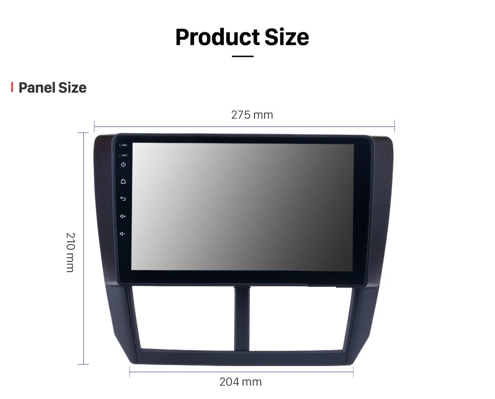 2din Android 9,1 2+ 32G Автомобильный мультимедийный плеер для Subaru Forester 2008 2009 2010 2011 2012 Авто Радио стерео видео плеер gps