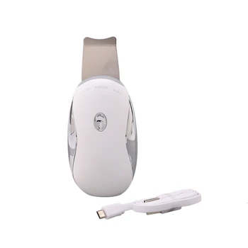 

3 in 1 USB Ultrasonic Shovel Skin Scrubber Massager Skin Facial Cleaning Instrument Pore Cleaner Face Skin Scrubber Machine