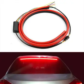 

Multifunction Flowing LED 3rd Third Additional Brake Light Bar Rear Tail Red Strip High Mount Reverse Stop Signal Warning Lamp