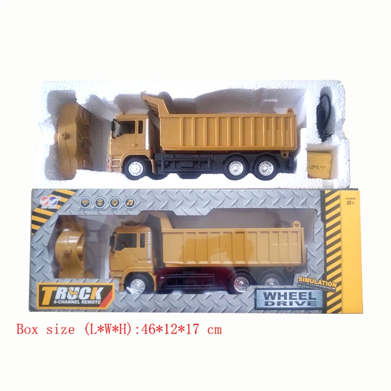 RC cars dump truck Toys for children boys Xmas birthday gifts yellow color RC Engineering truck model Beach toys transporter RC cars dump truck Toys for children boys Xmas birthday gifts yellow color RC Engineering truck model Beach toys transporter