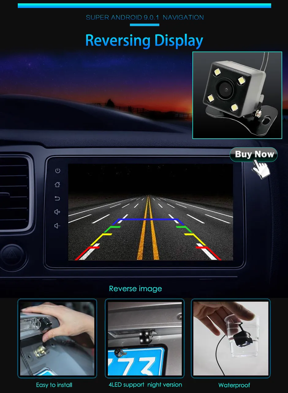 HFCYJIA " Android 9,0 система ar Радио стерео для hyundai Elantra 08-10 Восьмиядерный 4+ 32G ram gps Navi приемник BT, RDS wifi DSP