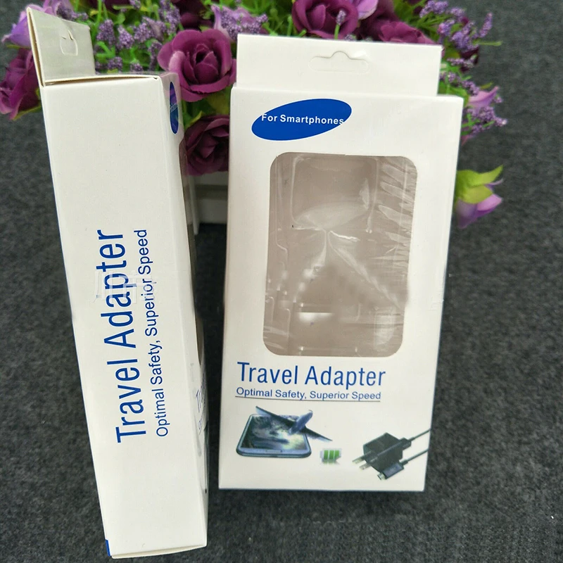 

Empty Display Retail box for Samsung Wall Charger Package Box for SmartPhone Home Adapter Wall Charger