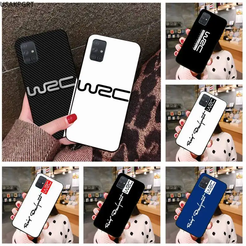 WRC ралли логотип пользовательские мягкий чехол для телефона с изображением