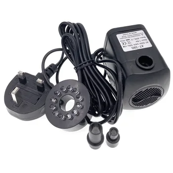 

Low Noise Fountains Electric Submersible Water Pump Garden 800L/H Fish Tank Aquarium Mini Adjustable Outdoor With LED Light