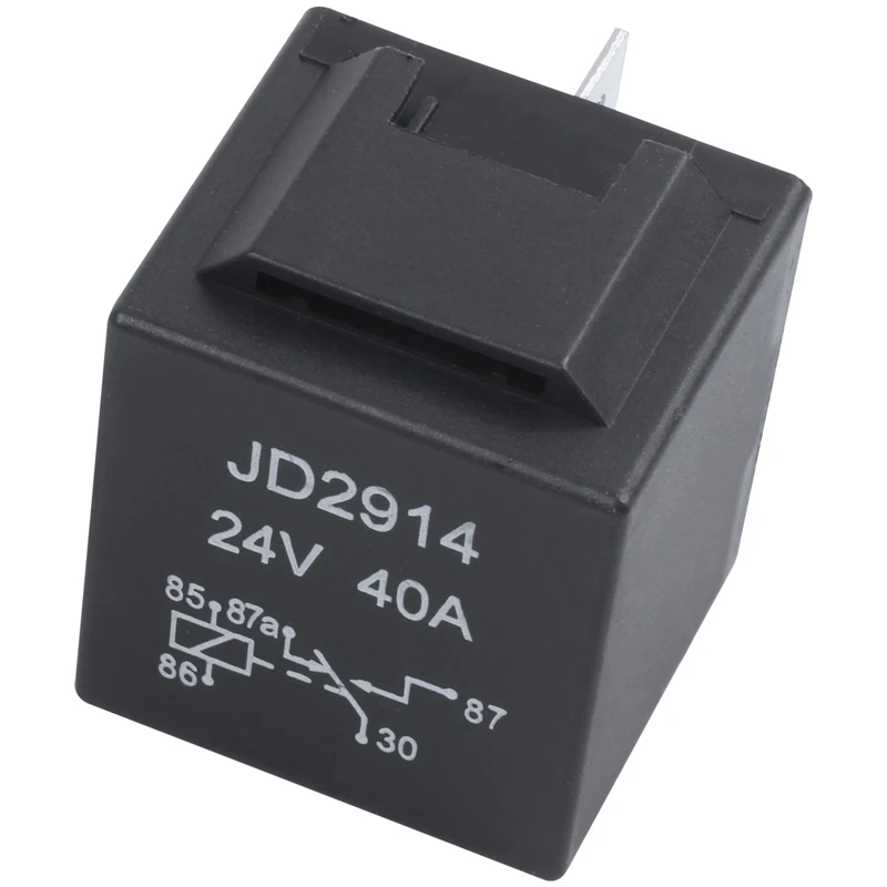 

5 Pcs Vehicle Car Auto Relay Switch Power 5-Pin 24 Volts 40 Amp