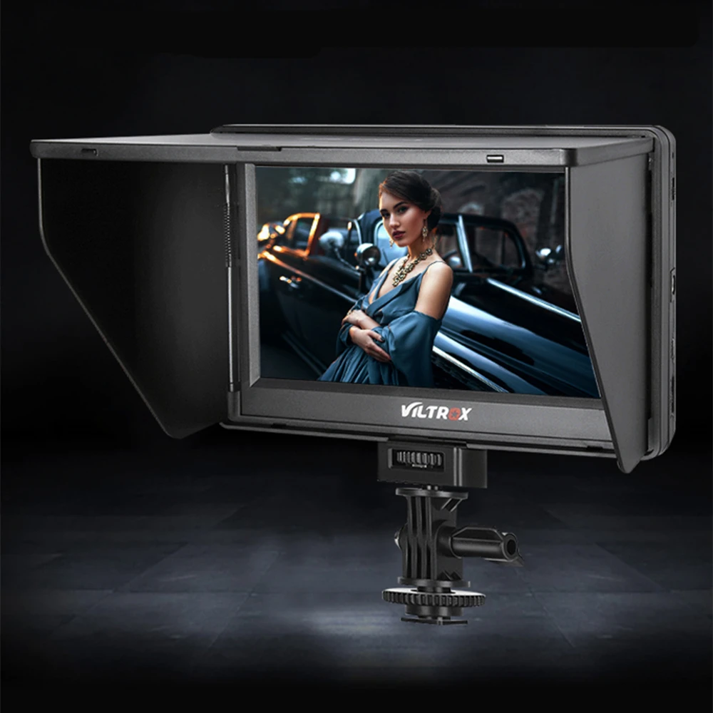 Viltrox 7'' DC-70 II Clip-on HD LCD HDMI AV Input Camera Video Monitor Display & Battery & Charger
