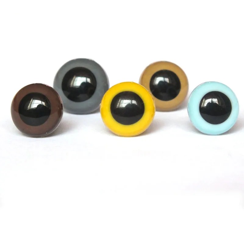 High Quality!! 20pcsx 12mm/13.5mm/15mm Plastic Safety Eyes Diy Doll Toy Accessories