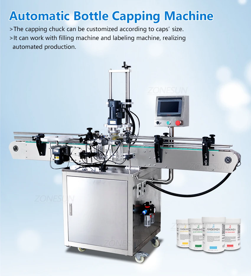 ZONESUN ZS-XG440D Automatic Bottle Capping Machine