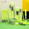 Docolor Neon Makeup Brushes 10/15pcs Professional Synthetic Hair Powder Foundation Eye Shadows Blending Contour Make Up Brushes 6