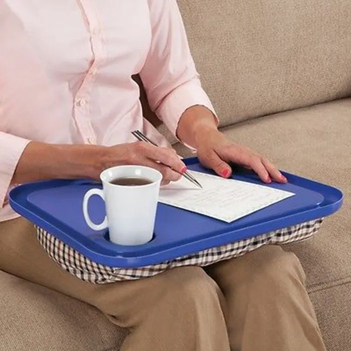 

Portable Lap Desk For Laptop Chair Student Studying Homework Writing Dinner Tray For Bed Laptop Stand Holder