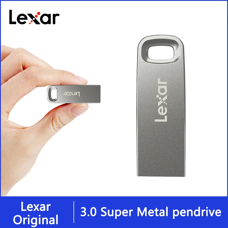 

Lexar Metal USB Flash Drive 128GB Original USB 3.0 Pen Drive 64GB pendrive 32GB cle usb 16G Memory Stick Storage Device U Disk