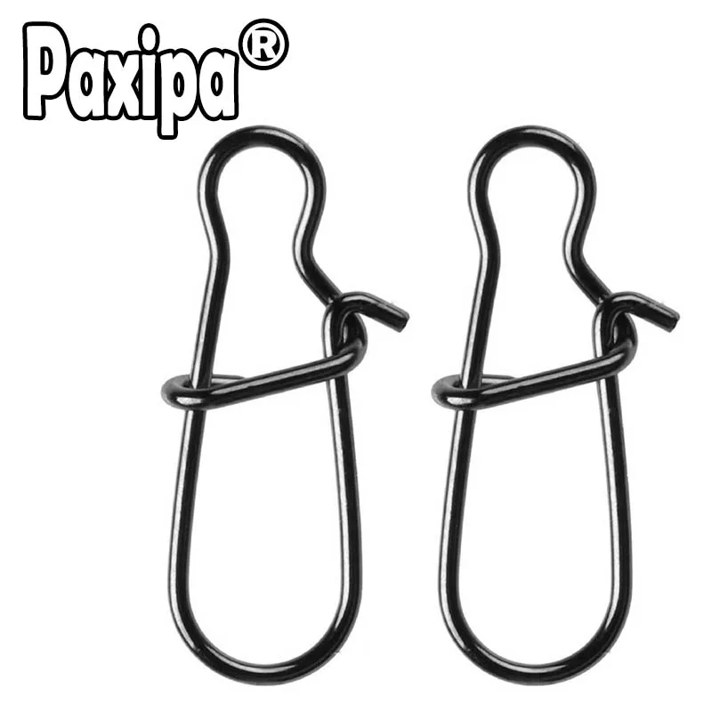 Pin de presión de Pesca, accesorio de conector de señuelo giratorio, barril de Pesca de acero inoxidable 304, 50 Uds.