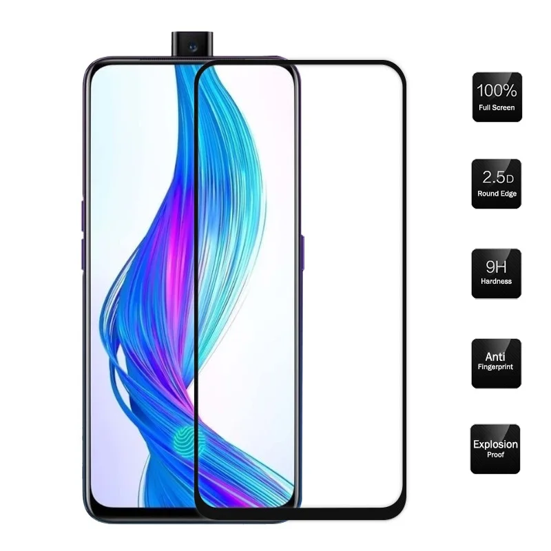 Полное покрытие для OPPO Realme X RMX1901/OPPO K3 New HD Прозрачная/Антибликовая матовая