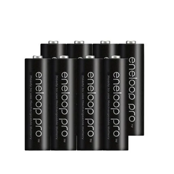 8 шт. батарея Panasonic eneloop основная батарея Pro AA 2500 мАч 1,2 в Ni-MH камера игрушка-фонарик Подогреваемая аккумуляторная батарея