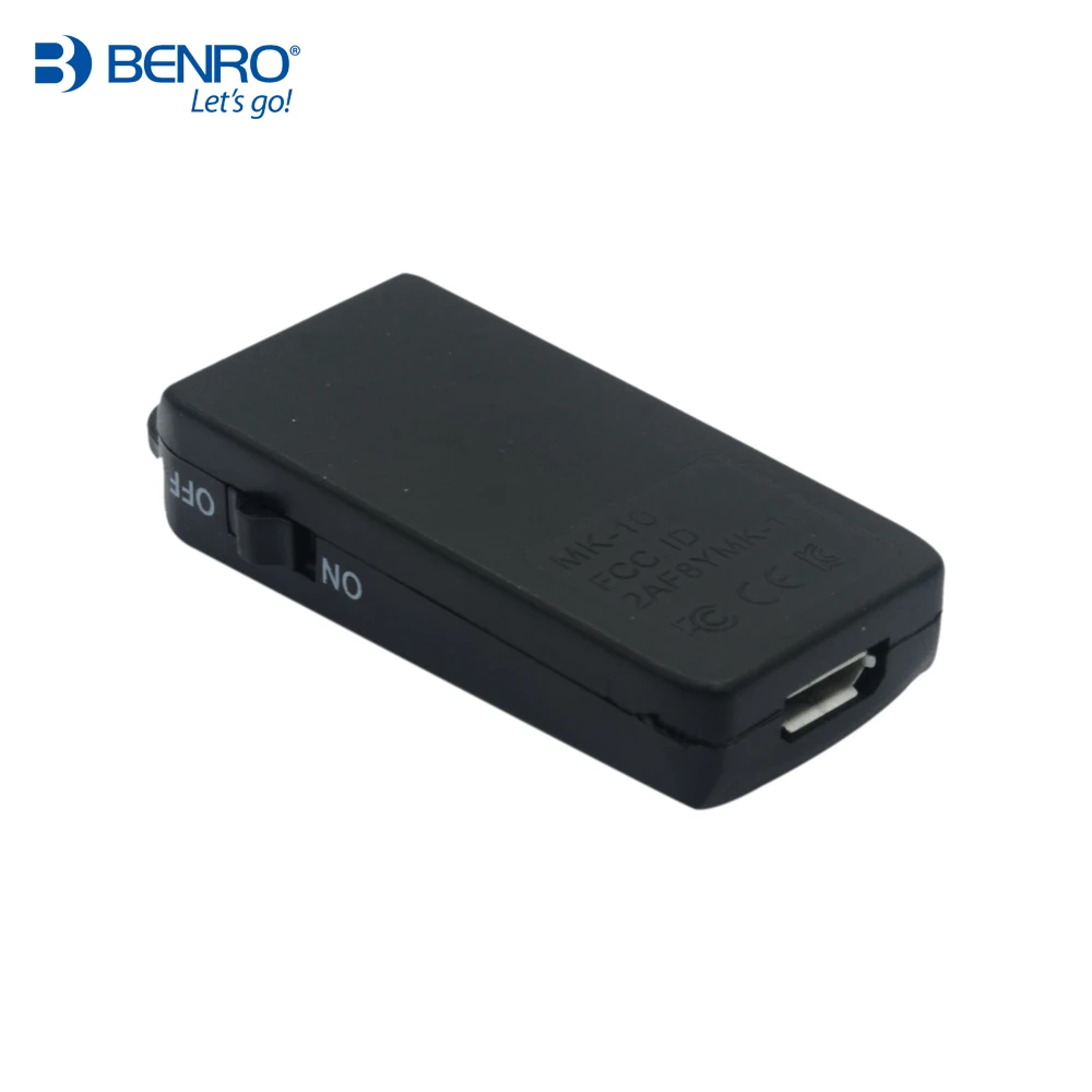 Camera Remote Shutter Button Camera Remote Shutter Release Benro MK10B Remote Control For MK10 SC1 Selfie Stick Universal Wireless Bluetooth Controller Rechargeable For Tripod Monopod