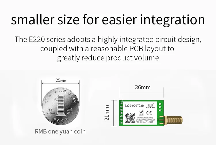 uart rssi transmissor receptor dip iot