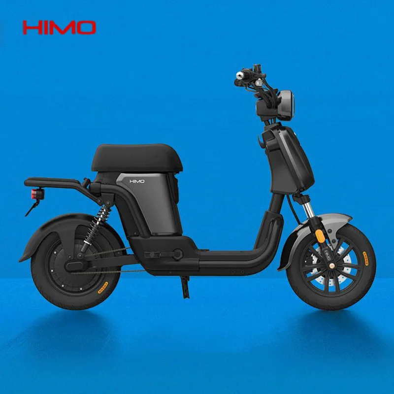 City version gray HIMO T1 Батарея, фара для электровелосипеда в Мощность помочь Электрический велосипед 350 Вт Мотор 48В 25 Km/H 60 км Батарея мини Портативный уличный Байк, способный преодолевать Броды - Цвет: City version gray