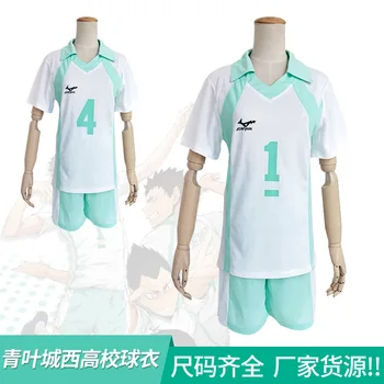 

Anime Haikyuu Cosplay Costume Nekoma High School Volleyball Club Kozume Kenma Kuroo Tetsurou Two Piece Set Women Tops and Shorts