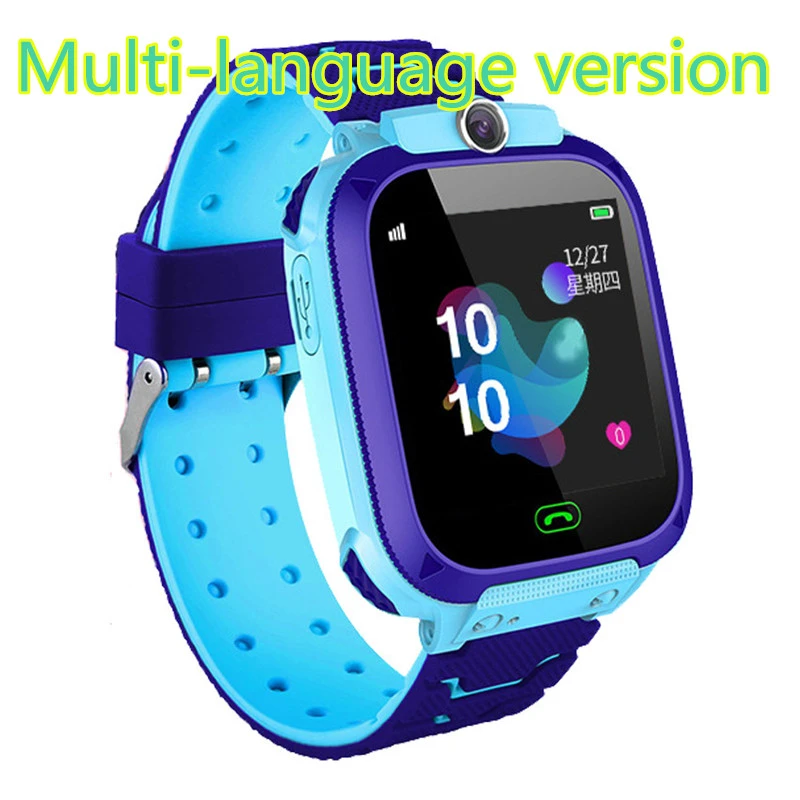 Reloj inteligente para niños, teléfono móvil SOS para niños con Sim, Video, impermeable para niños, adecuado para aplicación IOS y Android|Relojes de niños| - AliExpress