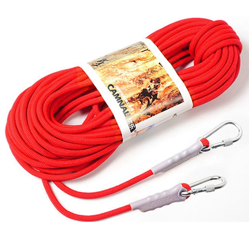 

Super sell-Camnal 9.5Mm Outdoor Mountaineering Adventure Safety Rope Climbing Rope Lifeline Escape Rope Floating Rope Auxiliary