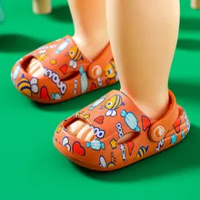 

2022 Unisex Summer Newest Kids Slippers Boys Girls Slippers Non-slip Children Beach Shoes Baby Home Sandals Kids Flip Flops