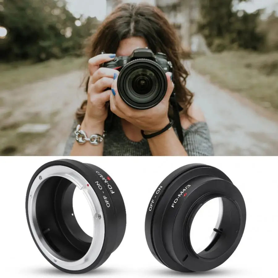 FD-M4/3 металлический кольцевой адаптер для объектива для Canon FD Крепление объектива к костюму для подходит для M4/3 Камера переходное кольцо