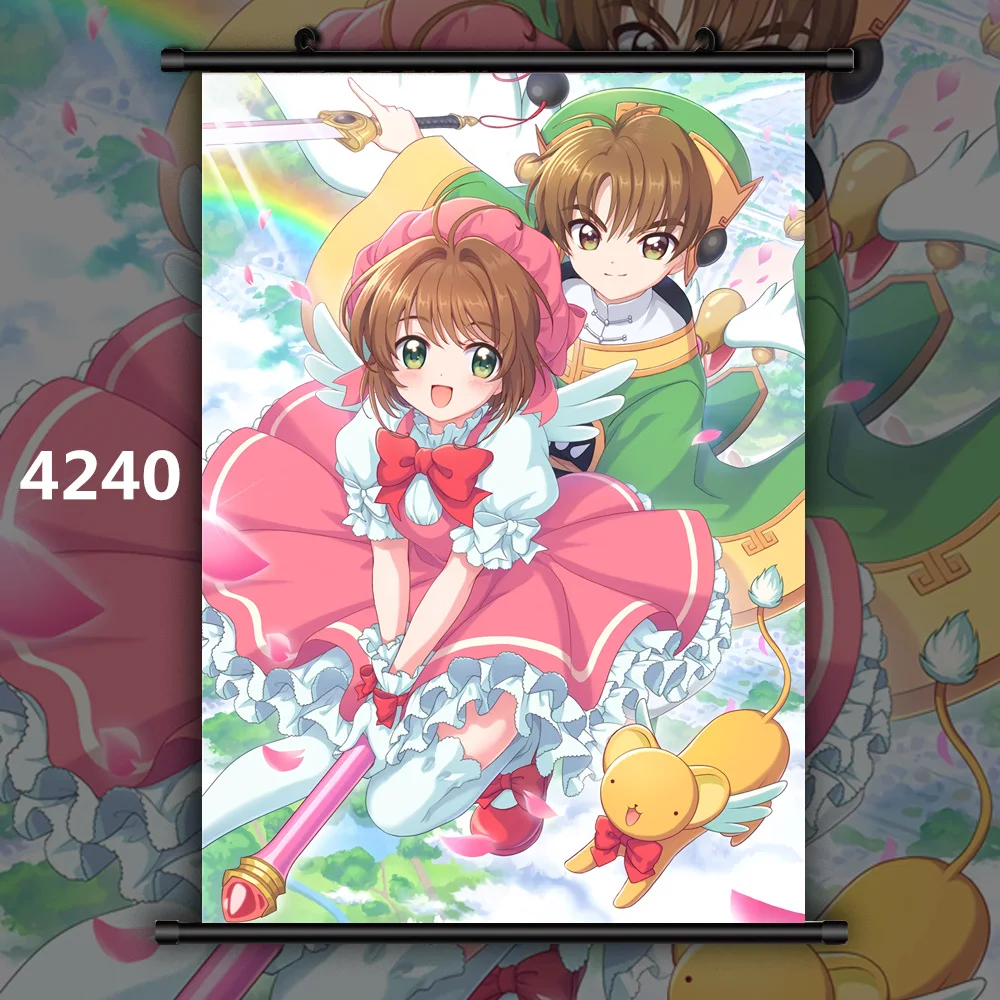 Cardcaptor Sakura Syaoran Li Pinturas penduradas Tela do pôster de rolagem  de anime, para o quarto de estar de quarto clube de parede de parede  decoração de rolagem personagens de pôster