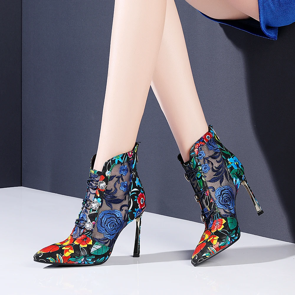 ladies summer ankle boots