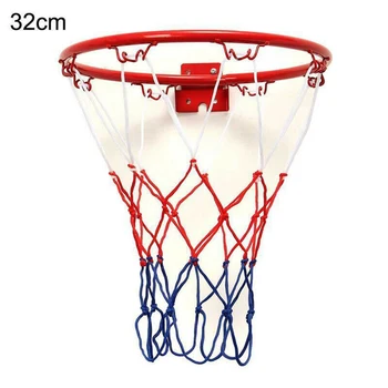 

Sports Kids Toy Wall Mounted Easy Assembly Accessories Steel Basketball Rim Outdoor Indoor Trainning Netting Games Goal Hoop