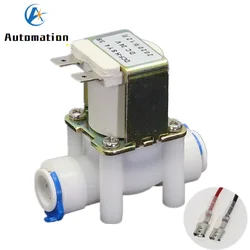 Plastic solenoid valves Drinking Fountains 12V 220V RO Machines, Pipeline Machines, In-line Valves 3/8