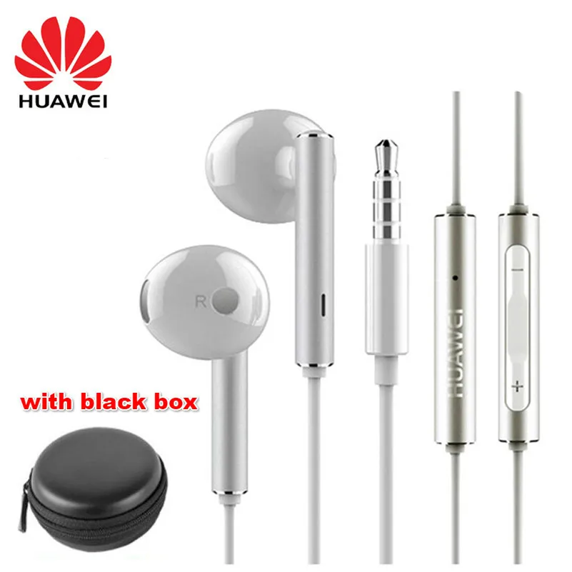 Huawei наушники am116 наушники для xiaomi huawei P7 P8 P9 Lite P10 рlus Honor 5X 6X Коврики 7 8 9 - Цвет: with box