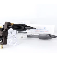 Высокое качество Профессиональный 19 мм 20 шт черные одноразовые трубочки пластиковая рукоятка трубка задняя Татуировка ручка татуировка трубка с задней стволовой