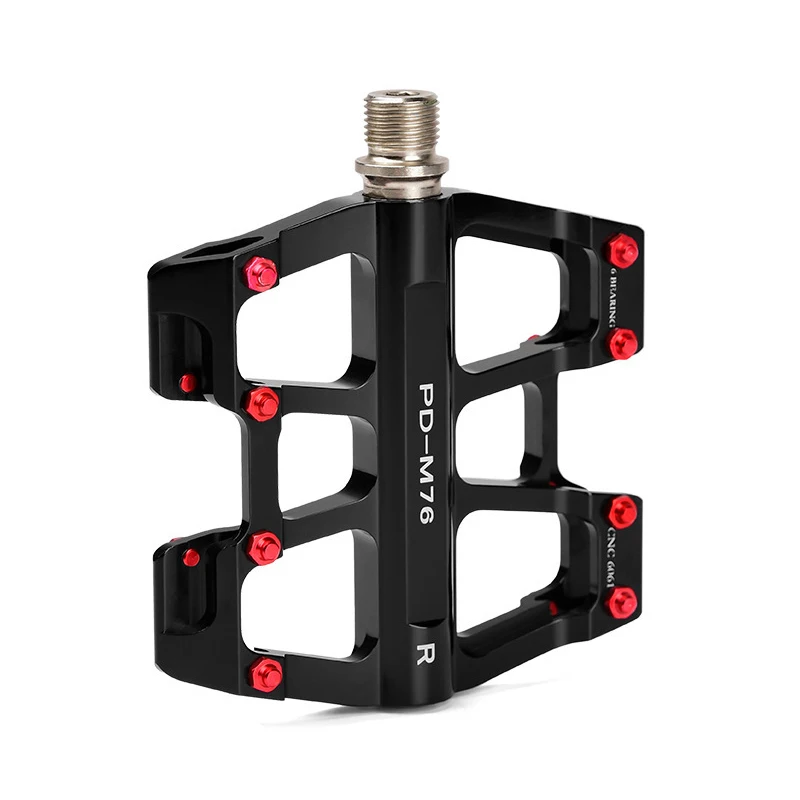 

1 PAIR BICYCLE MOUNTAIN ROAD BIKE CYCLING 3 SEALED BEARING FLAT-PLATFROM PEDALS
